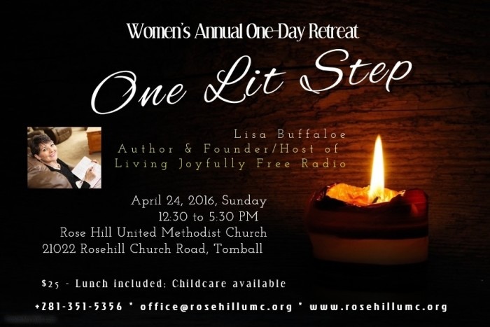 2016 Women's Retreat poster
